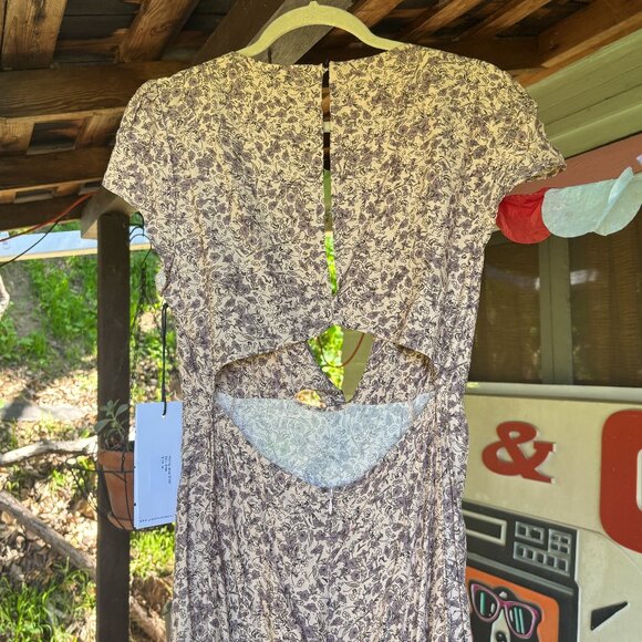 WHIMSY + ROW Floral Bree Dress in Lavender/Mauve (NWT) - Picture 7 of 12